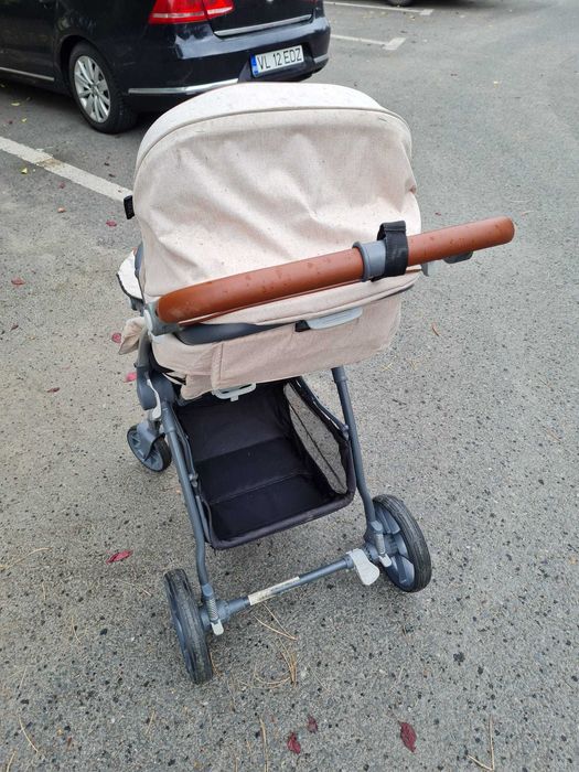 Cărucior transformabil 3 în 1 Coccolle Acero bej
