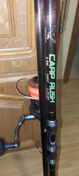 Lansete complete(bat+mulineta) de 3,90m