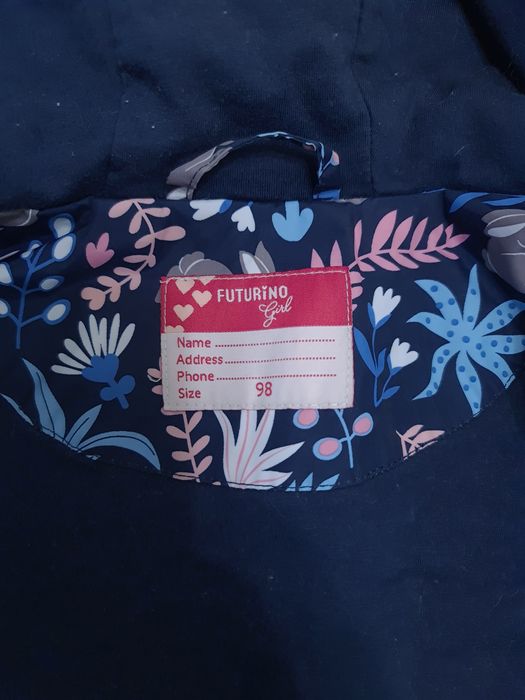 Куртка на весну осень для девочки 98 см