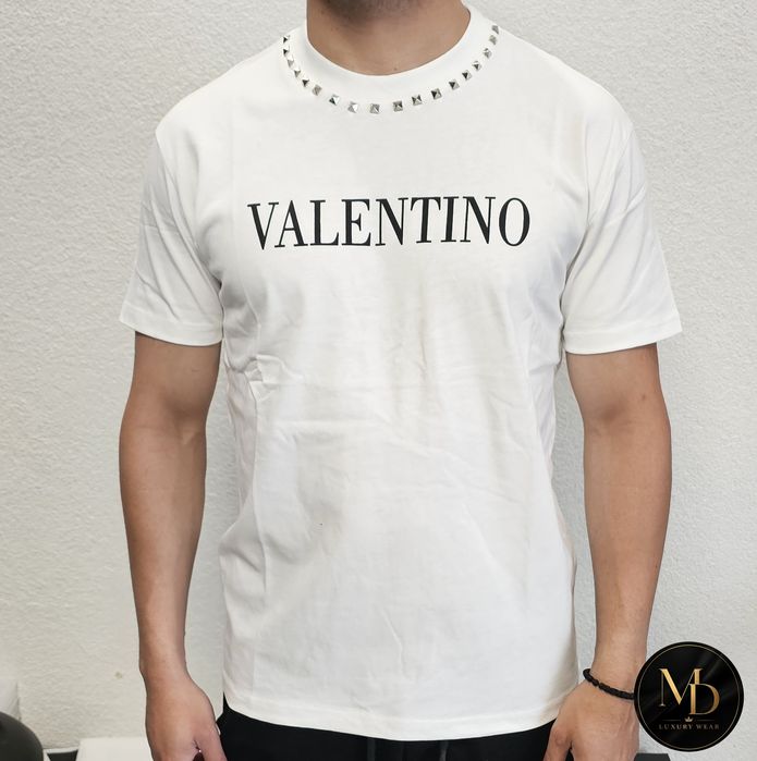 Мъжка тениска Valentino бяла