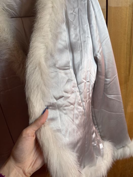 Haina eleganta cu blana naturala