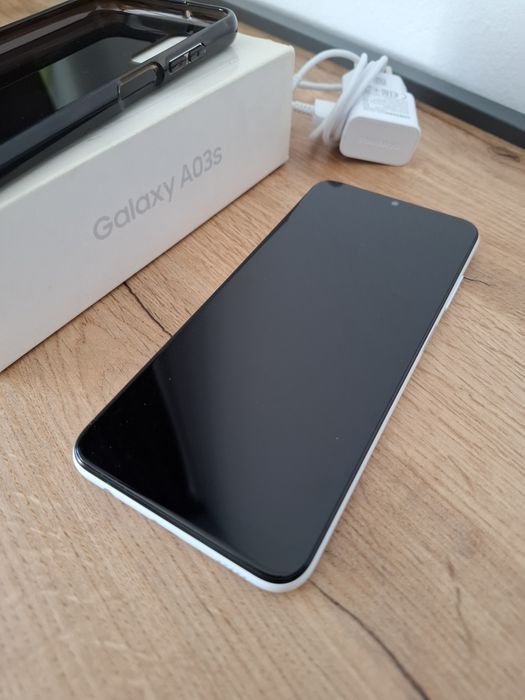 Telefon Samsung Galaxy A03s + incarcator original Samsung (aspect  impecabil )