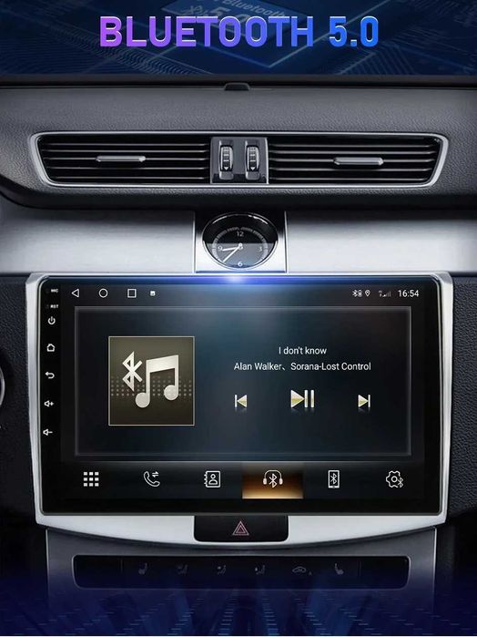 VW PASSAT B7 B6 CC 2010-2015 2-DIN 10” 1280x720 с Android 14, 6/128GB, 4G/LTE