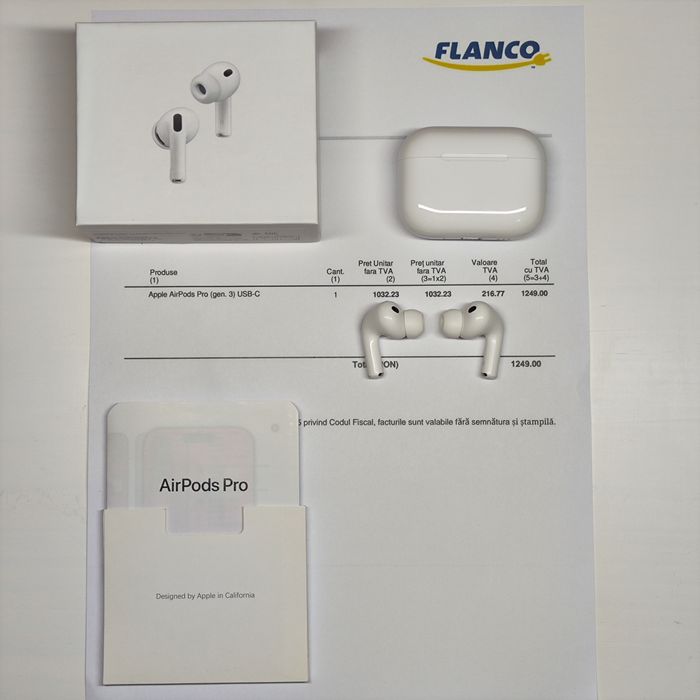 Airpods pro 3 cu garanţie