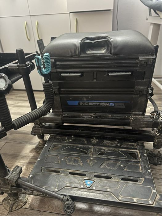 Set Pescuit : Scaun Preston Inception 3D 150 + Masă Matrix PRO Feeder Tray