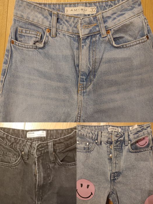 Дънки bershka, amisu, 32