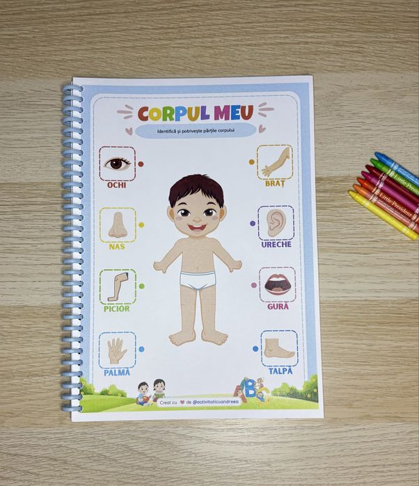 Caiet de activitati pentru copii 2-5 ani