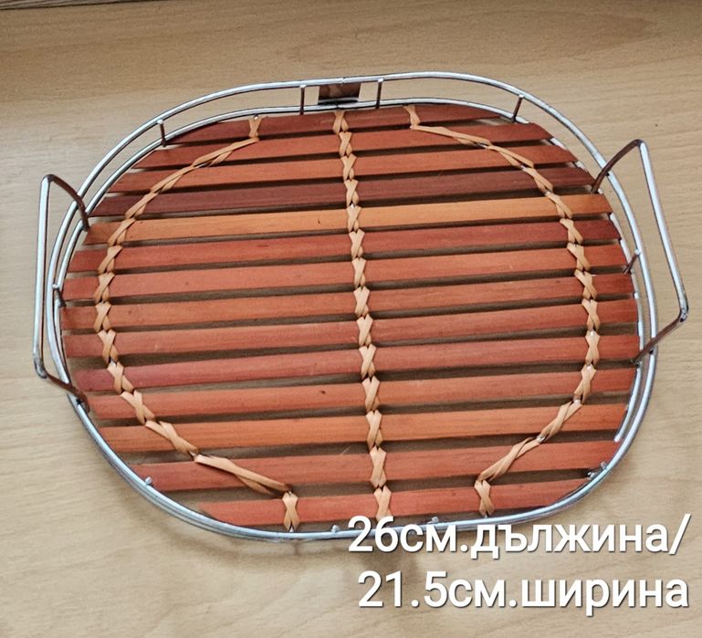 Плетена  кошница дебела пластмаса