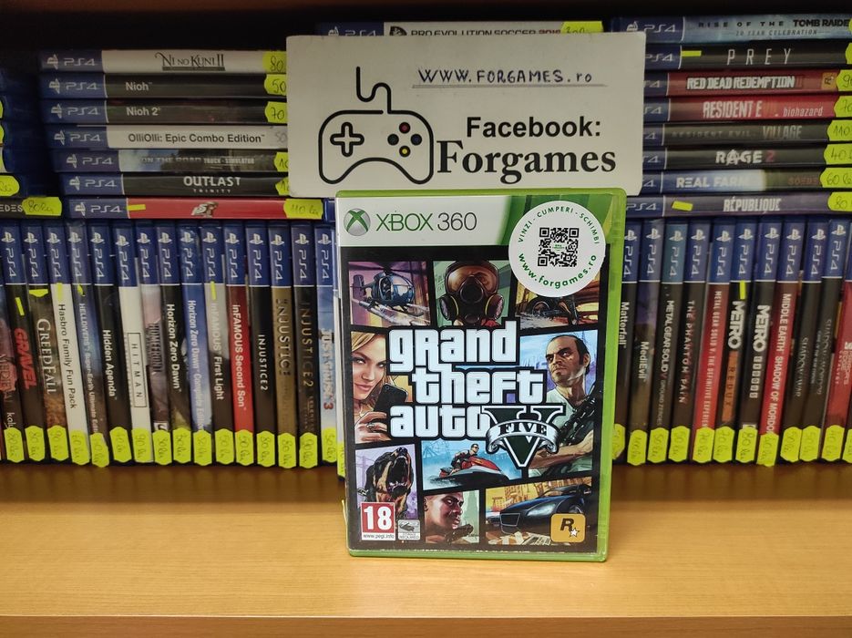 Vindem joc Xbox 360 GTA 5 Grand Theft Auto V Xbox 360 Forgames.ro