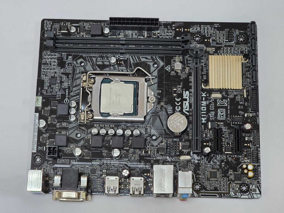 Placă de bază ASUS H110M-K 3.50GHz, Socket LGA1151, DDR4 + Procesor Intel G4560