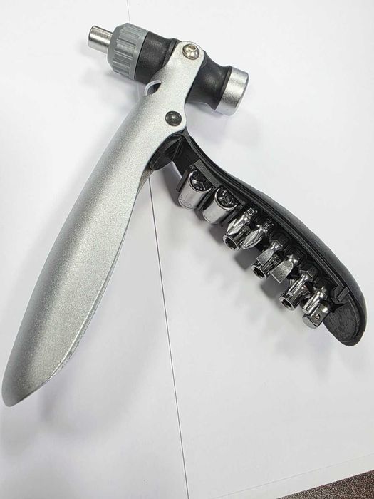 мултифункционален инструмент, чук, битове, накрайници 15 в 1