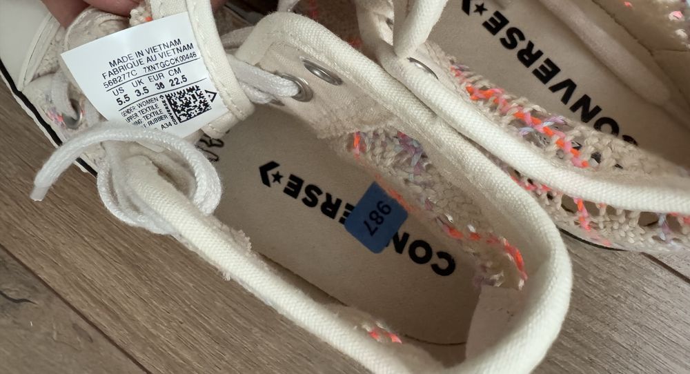 Tenesi adidasi Converse Chuck Tailor Boho Crochet 36
