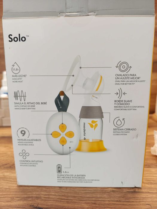 Medela Единична двуфазна електрическа помпа за кърма Solo