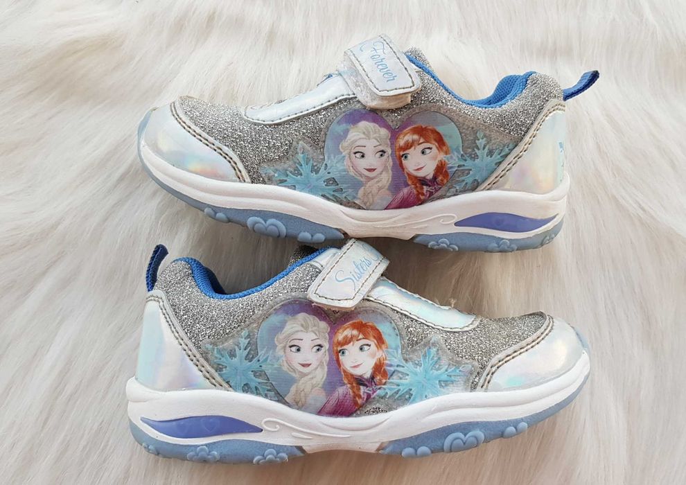 Детски маратонки на Disney Елза и Ана №24 - светещи