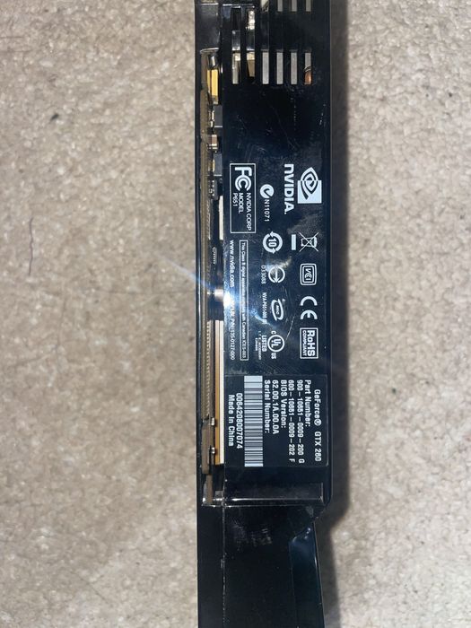 Placa video retro nvidia geforce gtx260