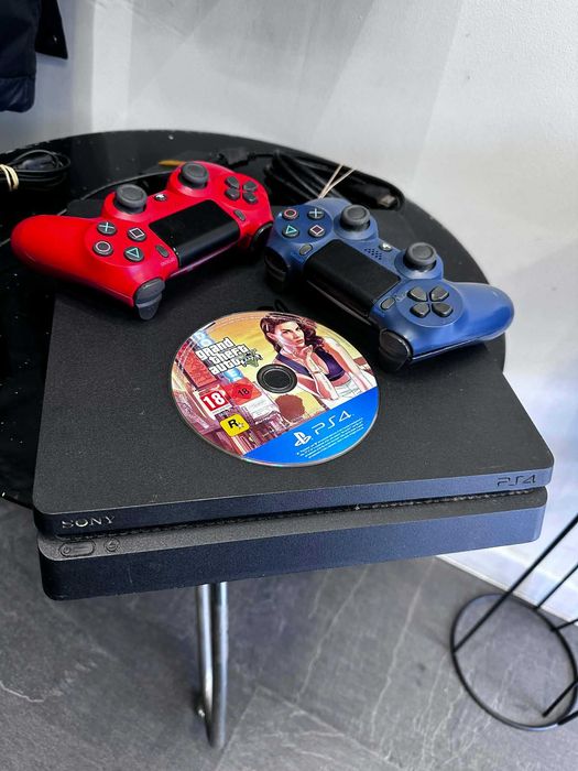 Конзола PlayStation 4 Slim, 500GB HDD, черна