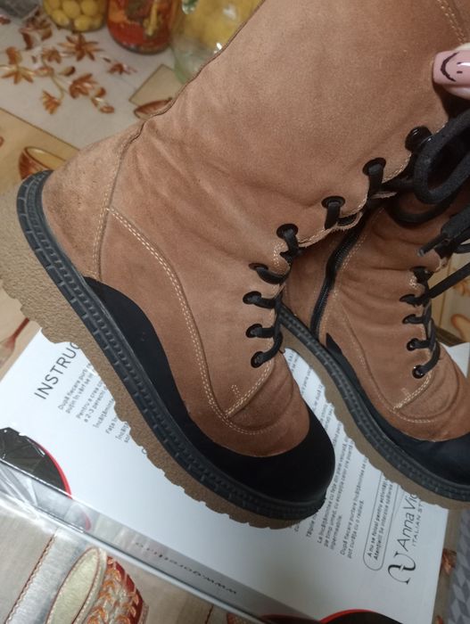 Ghete piele îmblănite