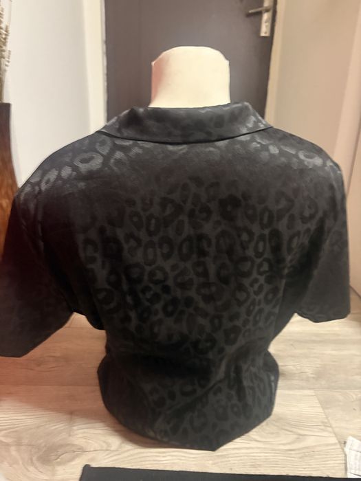 camasa neagra leopard