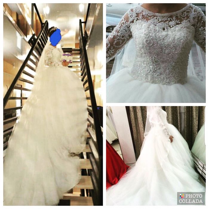 Шикарное свадебное платье