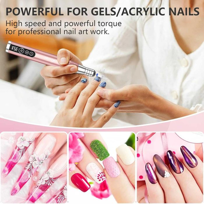 Професионална безжична електрическа пила за нокти Kredioo