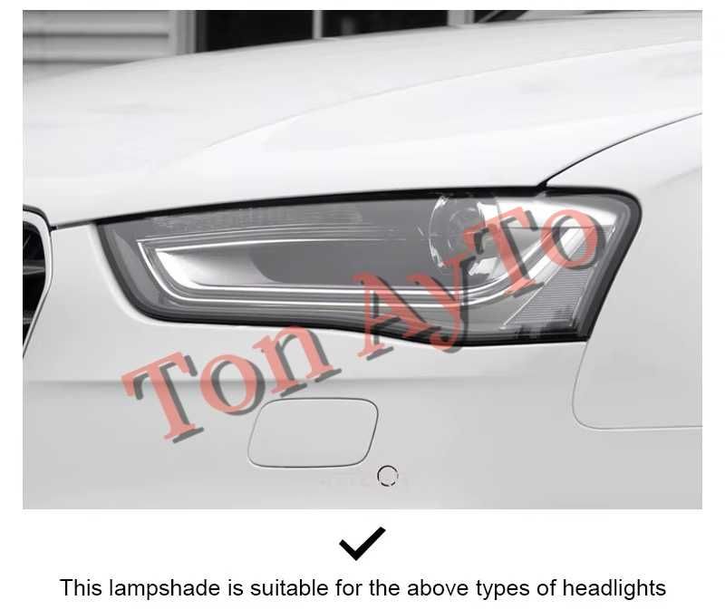 Стъкла Капаци Фарове Ауди А4 Audi A4 b8.5 Audi 2012 - 2015 Фейслифт Комплект Стъкла Фарове Капаци Комплект