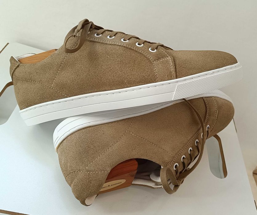 Pantofi sport casual 43.5 44 lucrati manual L. Artigianale NOI piele