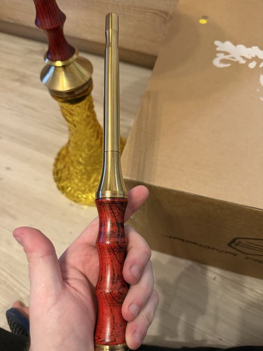 Oferta limitata!narghilea japona sensey gold pe maro si rosu