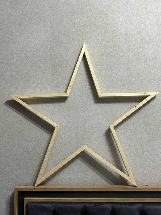 Новогодняя звезда ручной работы – стильный акцент для вашего интерьера