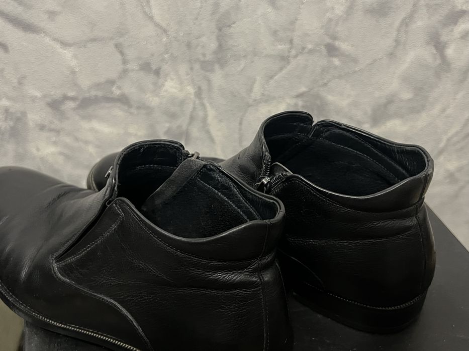 Осенние ботинки из чистой кожи