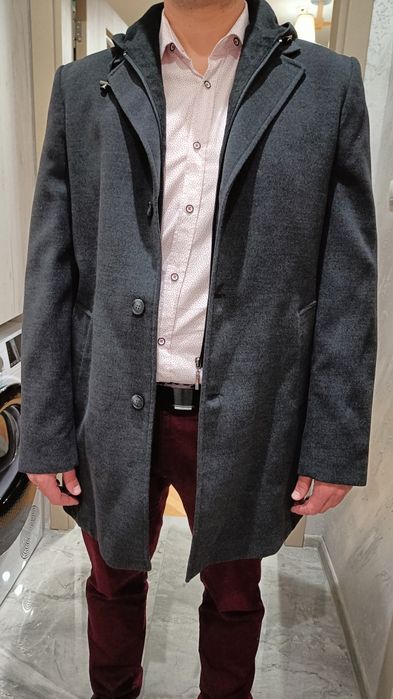 Мъжко палто от вълна