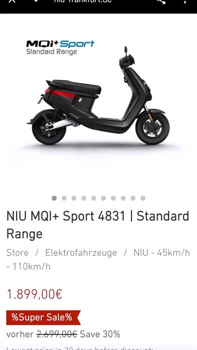 Niu Mqi plus sport
