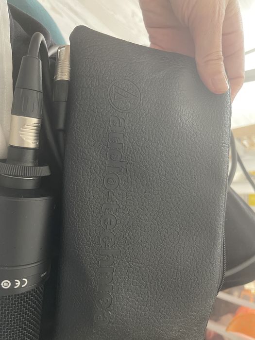 Microfon studio Audio Technica AT2020 + Adam Hall 4star mic xlr 2.5m