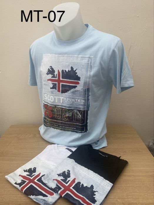 Мъжки тениски на едро 6 бр в серия-15 евро