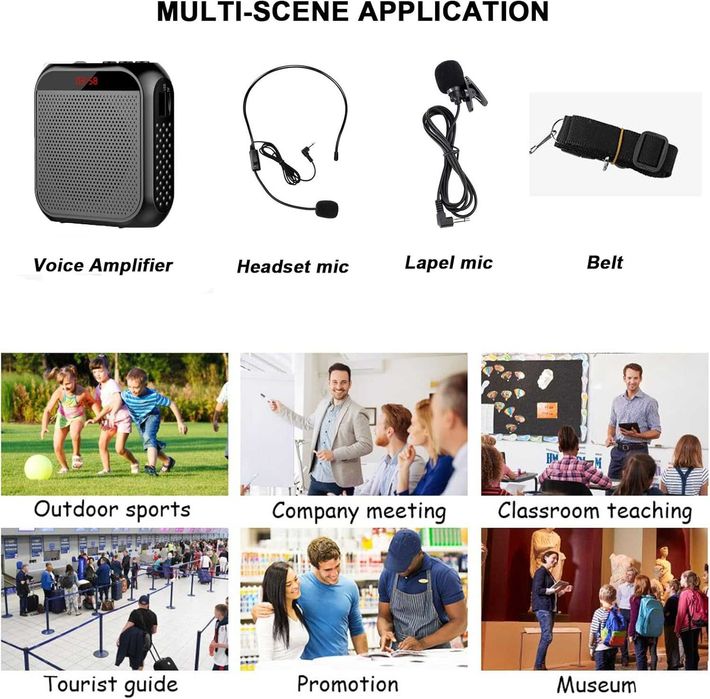 Преносим гласов усилвател YCWF