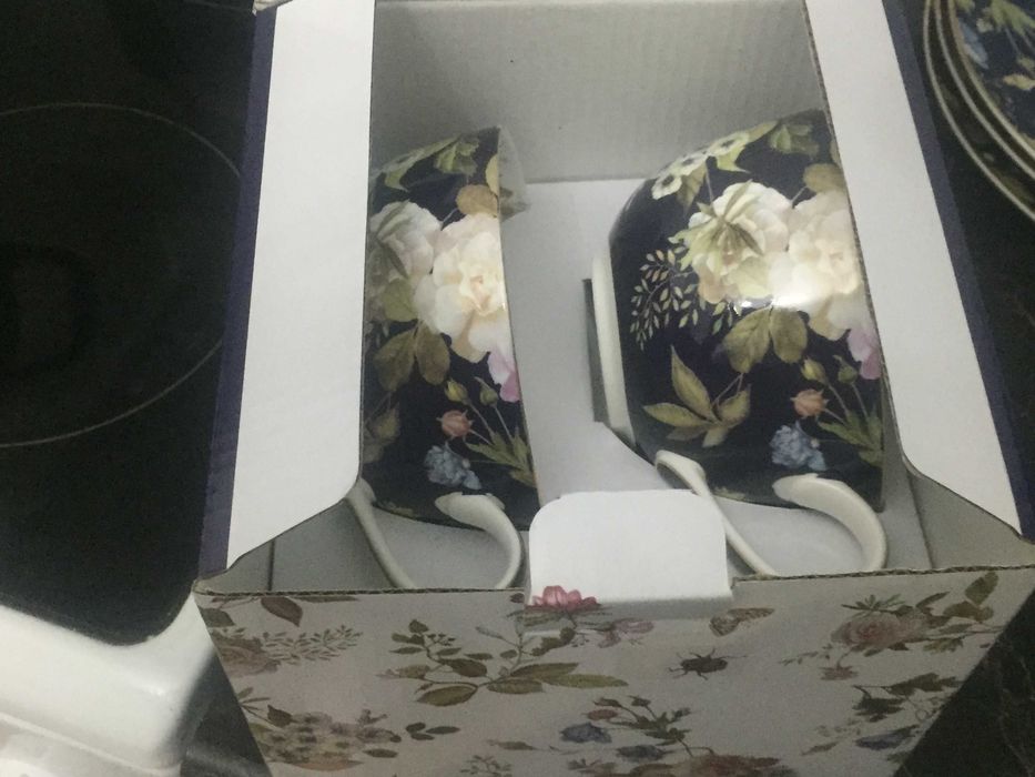 Набор чайная пара "Кобальт"