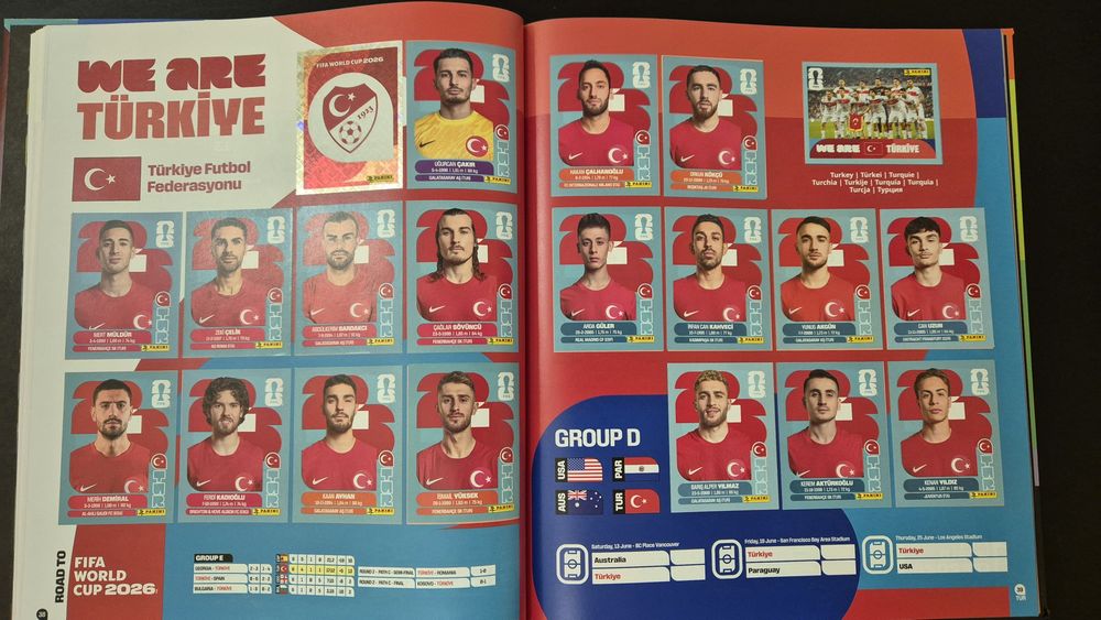 НАМАЛЕНИЕ! Колекционерски албум Панини / Panini World Cup 2026 с твърди корици - 100 % попълнени стикери