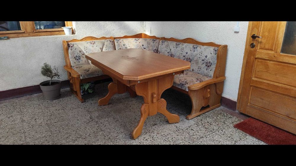 Coltar masa bucatarie lemn masiv