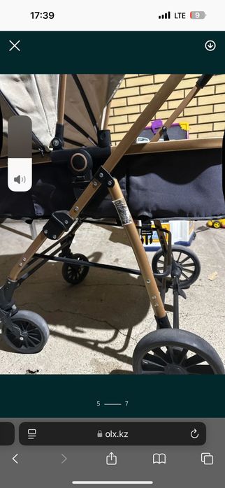Продам коляску с авто люлькой