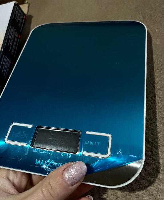 Кухненска везна MAXXMEE – до 5 кг, метална, много точна , Немска