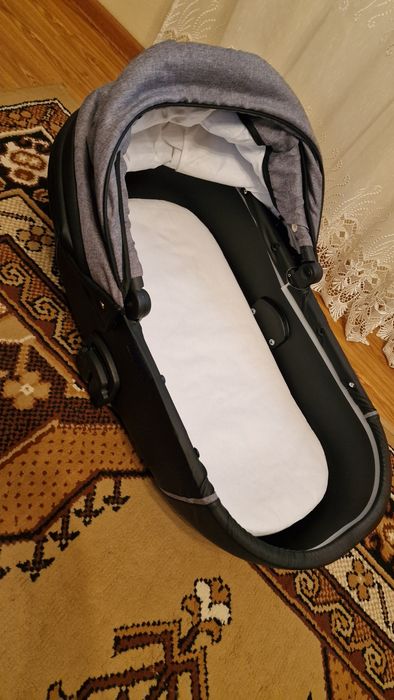Krausman Nexxo Black – Cărucior 3 în 1, complet, stare excelentă