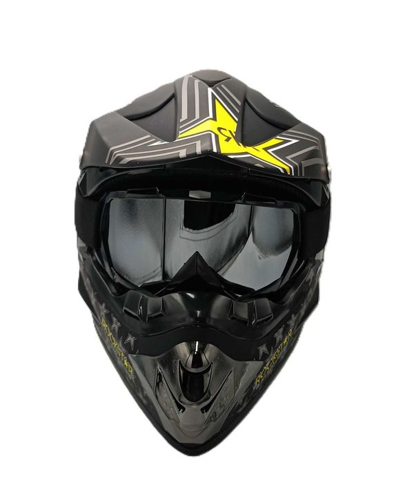 Кросова каска и очила комплект