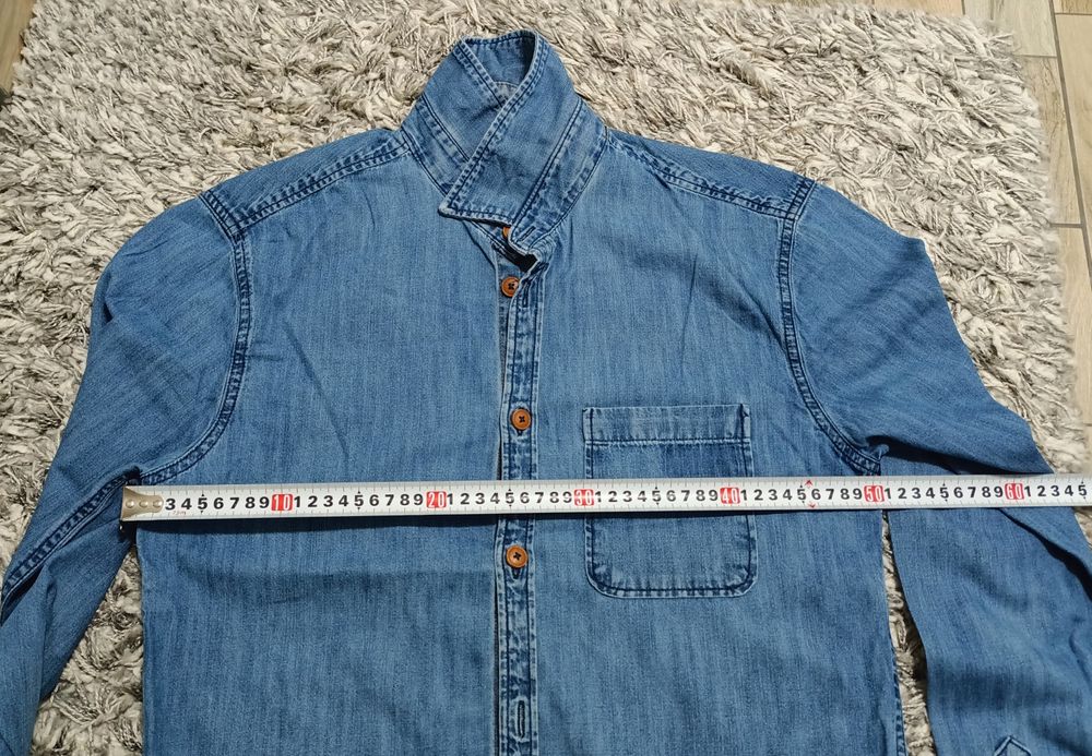 Camasa blugi/jeans/denim baiat/barbat JACK & JONES masura M