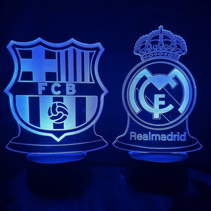 3D Led suvinir futbol klublari logotipi