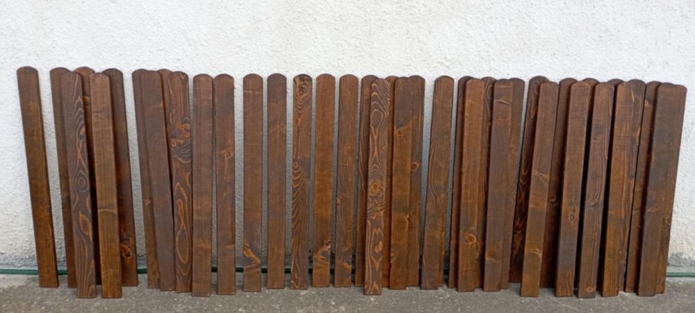 Декоративна дървена ограда за двор градина заведение детска площадка