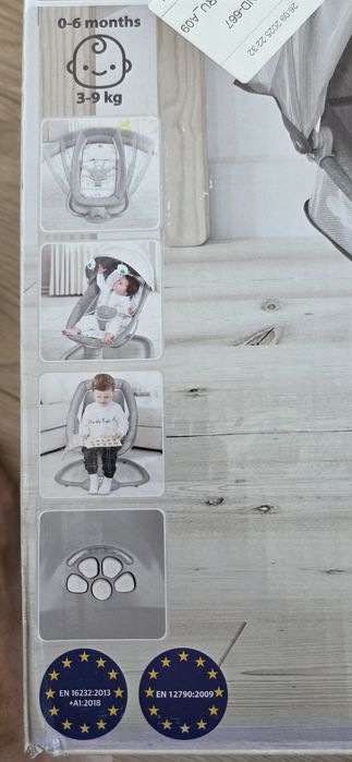 Leagan electric Cangaroo cu telecomanda,Axel Grey