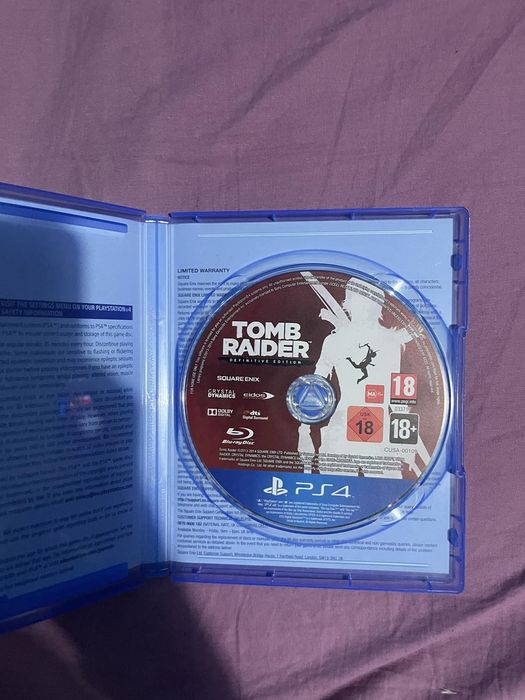 PS4 игра tomb Raider defitive edition