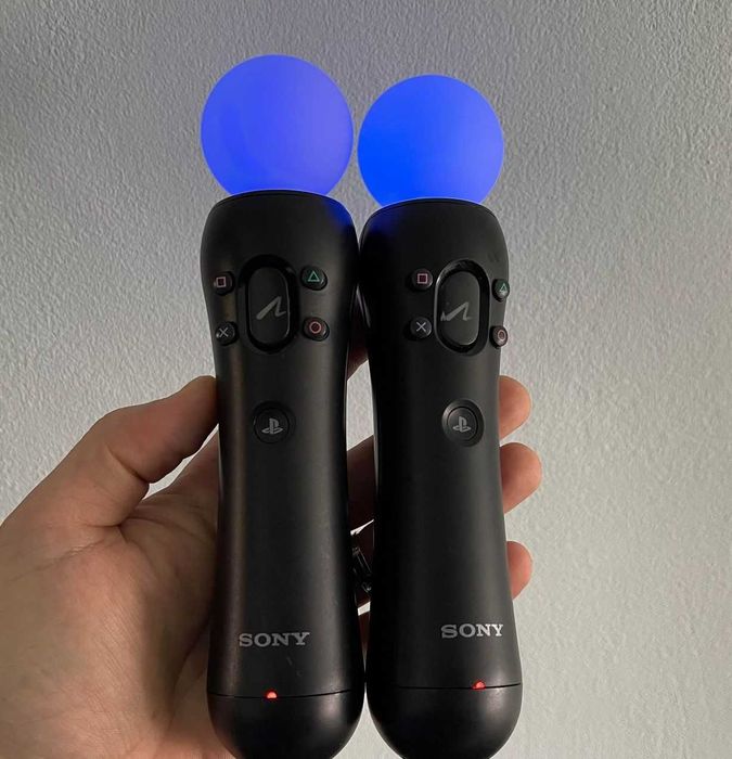 Set 2 controllere manete Playstation 4 5 MOVE Motion just dance VR