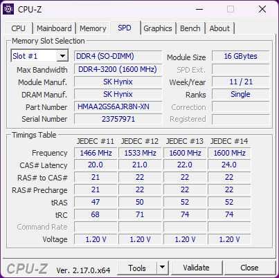 16GB DDR4 за лаптоп/mini PC ,DDR4-3200, SODIMM RAM