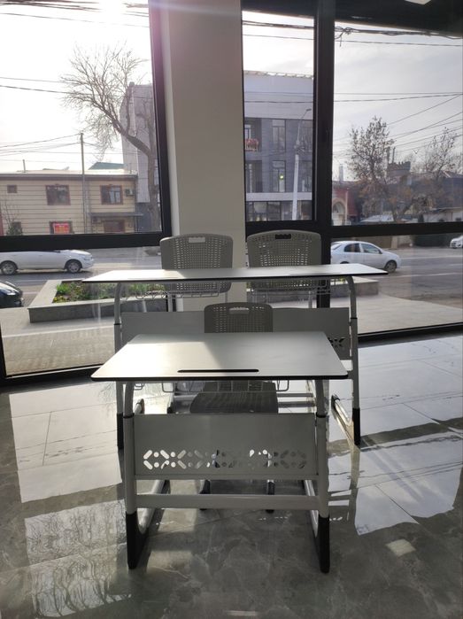 Школьная HPL парта стул