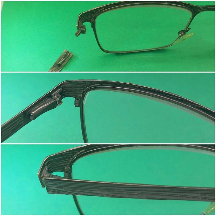 Точкови заварки метални рамки очила  , рамки , ремонт очила